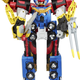 The Beast-X Megazord, made when you combine the Beast Wheeler, Beast Chopper, and Beast Racer.